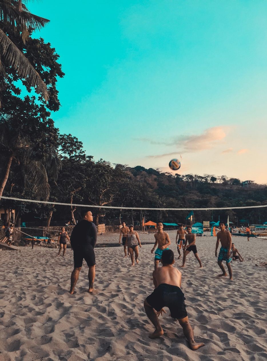 beach volley spiaggia